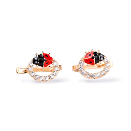 Kids Earrings Ladybug
