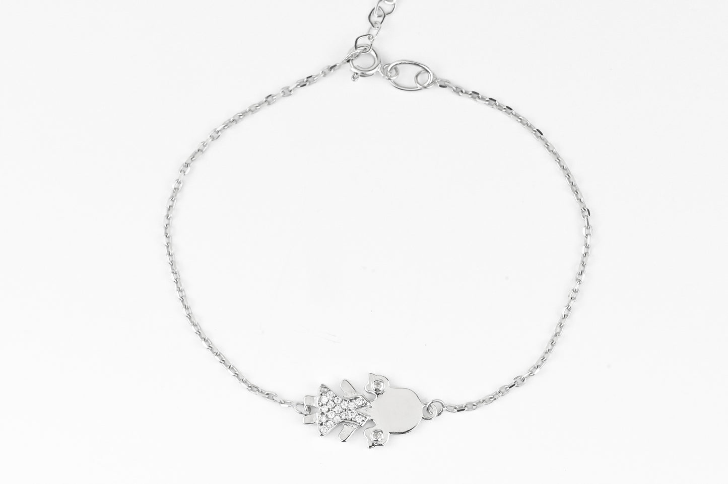 Bracelet Girl White Gold