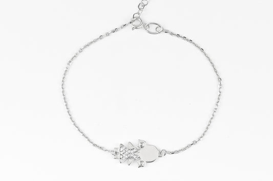 Bracelet Girl White Gold