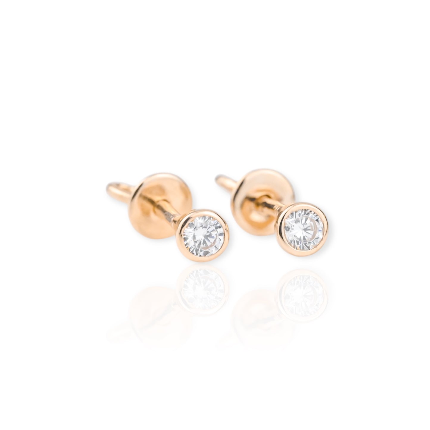 Kids Earrings Rose Gold