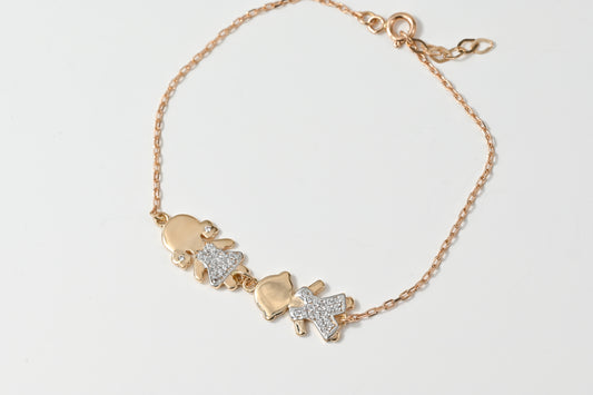 Bracelet Rose Gold Kids (Girl&Boy)
