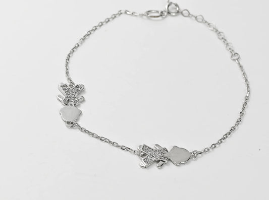 Bracelet White Gold Boys