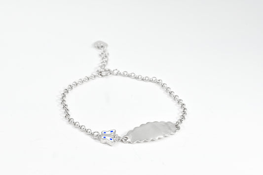 Silver Bracelet Butterfly