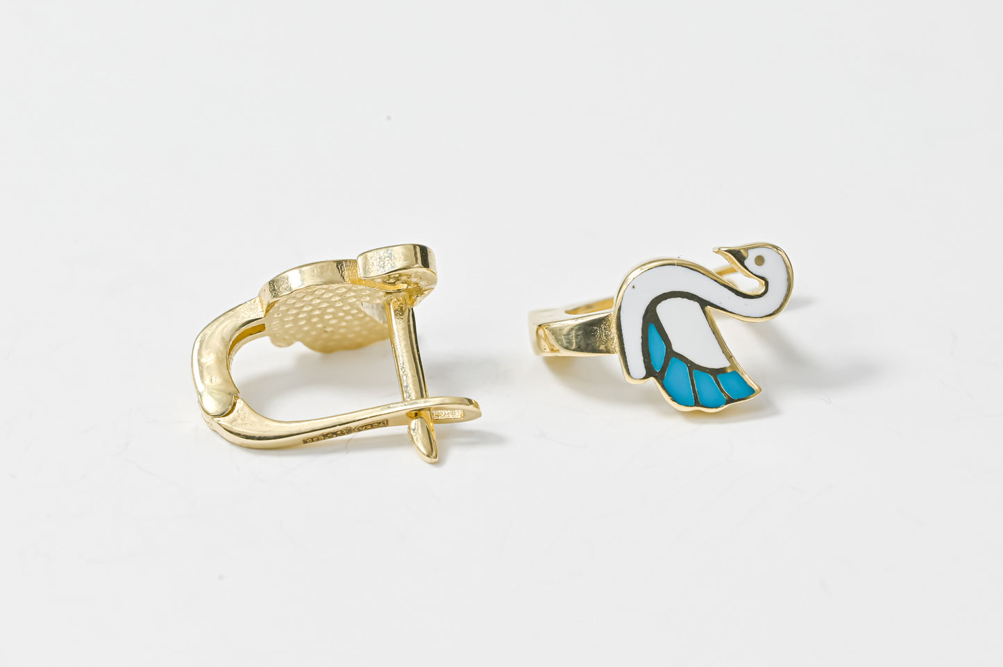 Kids Earrings Swan