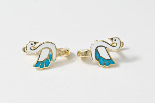 Kids Earrings Swan