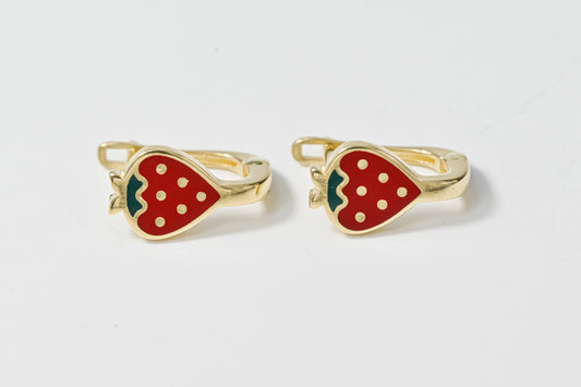 Kids Earrings Strawberry