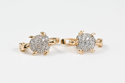 Kids Earrings Turtle