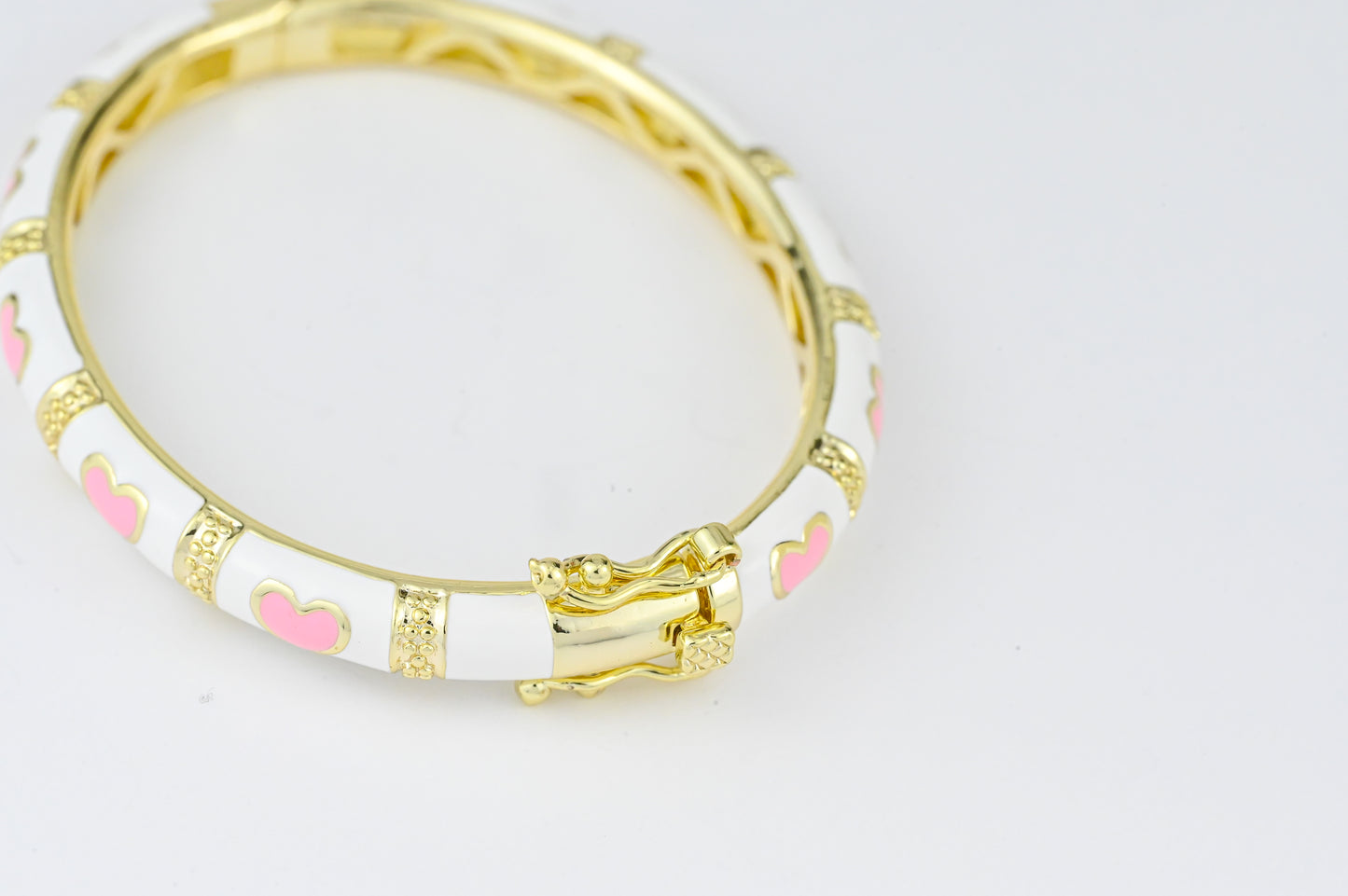 Pink Hearts Bracelet