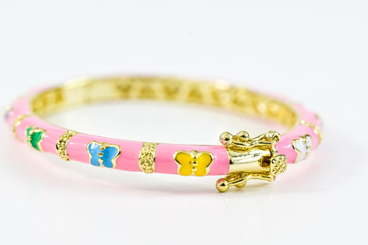 Pink Bracelet Butterflies