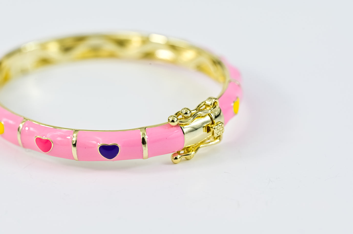 Pink Bracelet Hearts