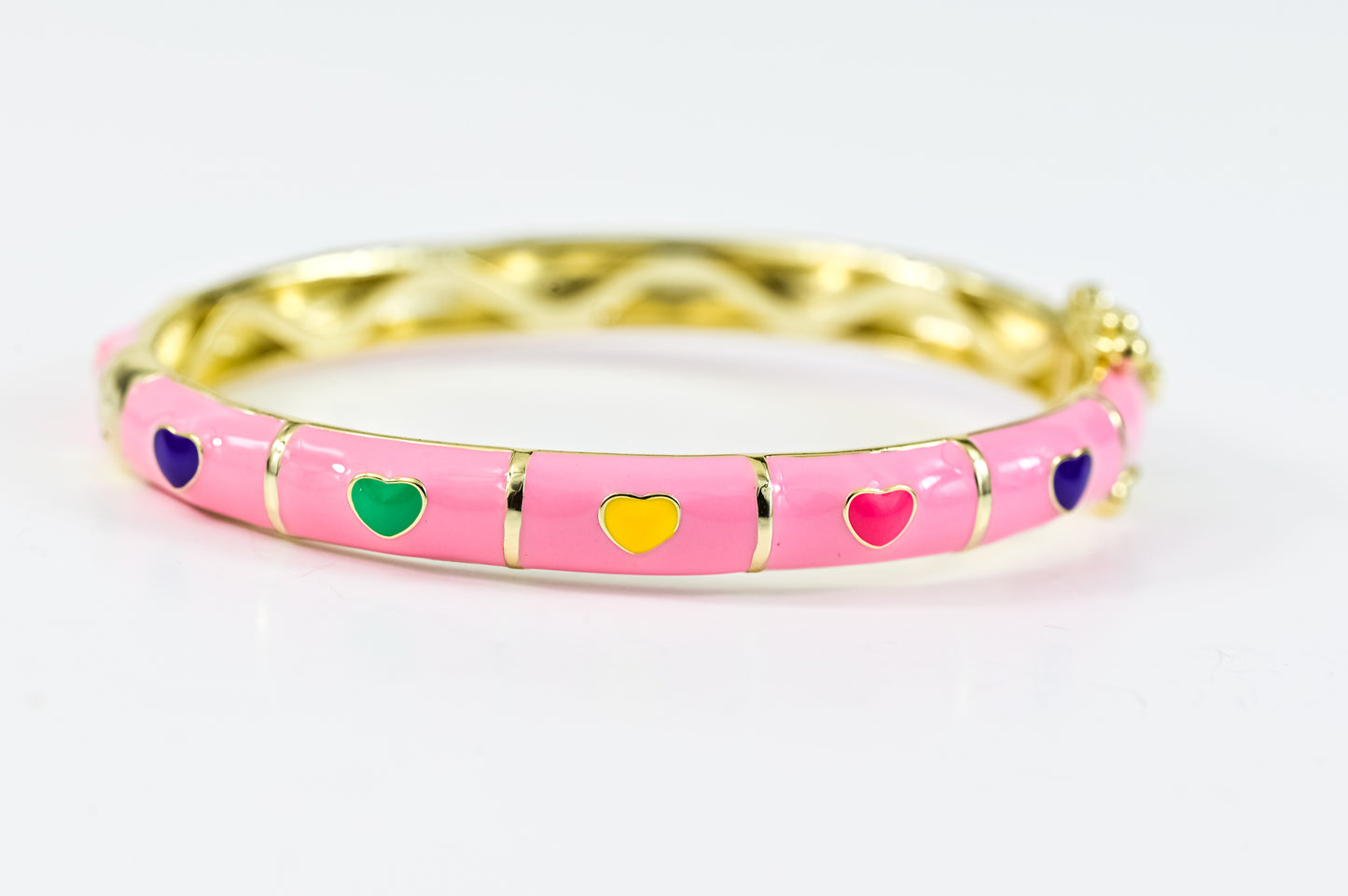 Pink Bracelet Hearts