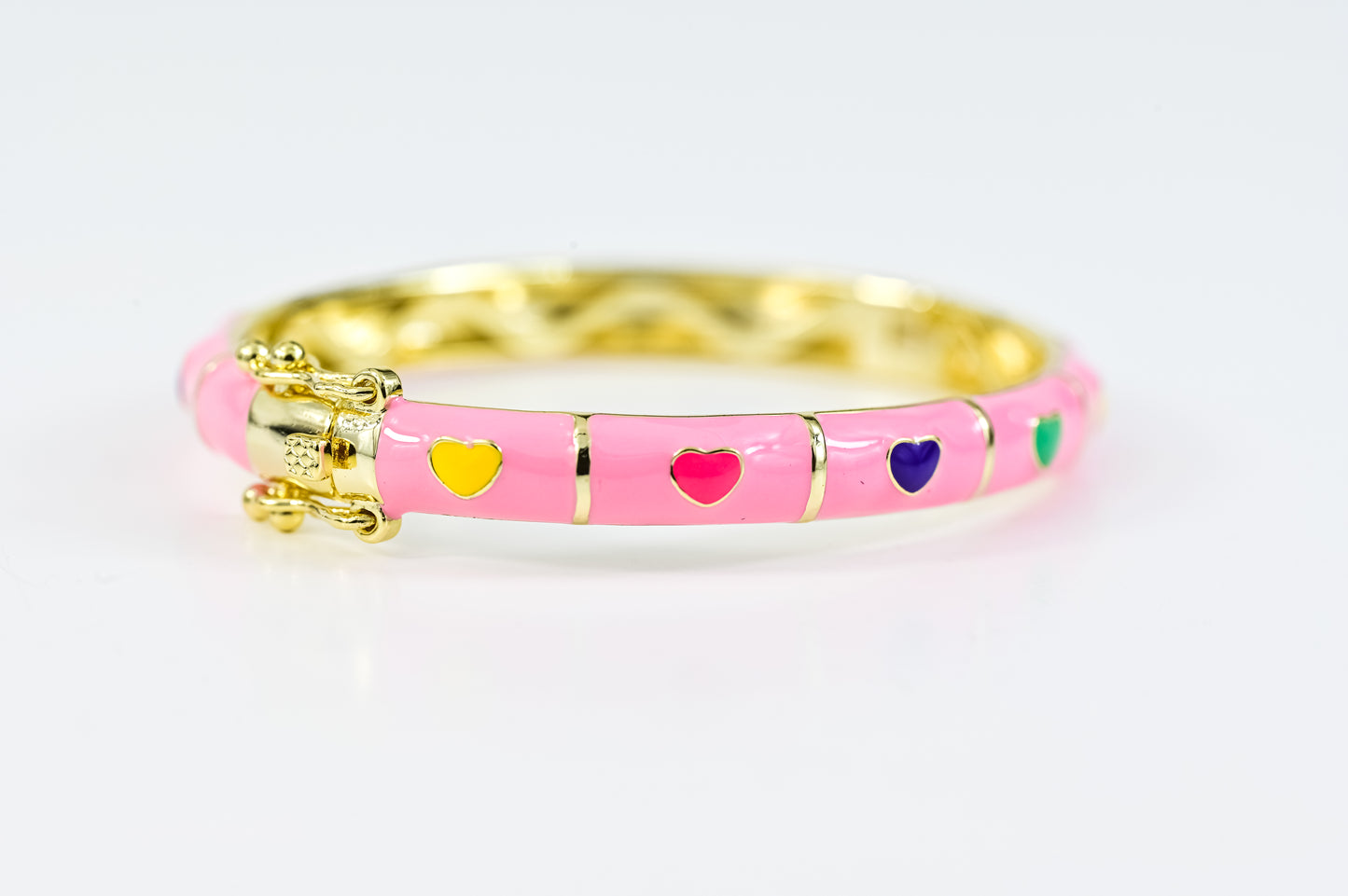 Pink Bracelet Hearts