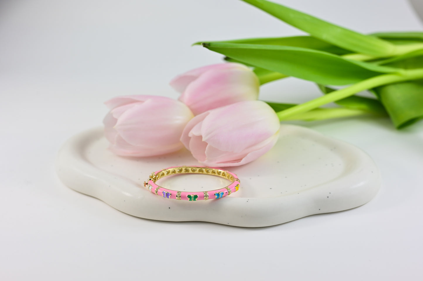 Pink Bracelet Butterflies