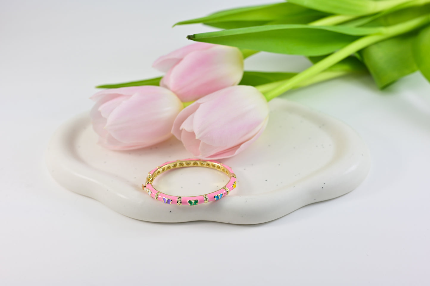 Pink Bracelet Butterflies