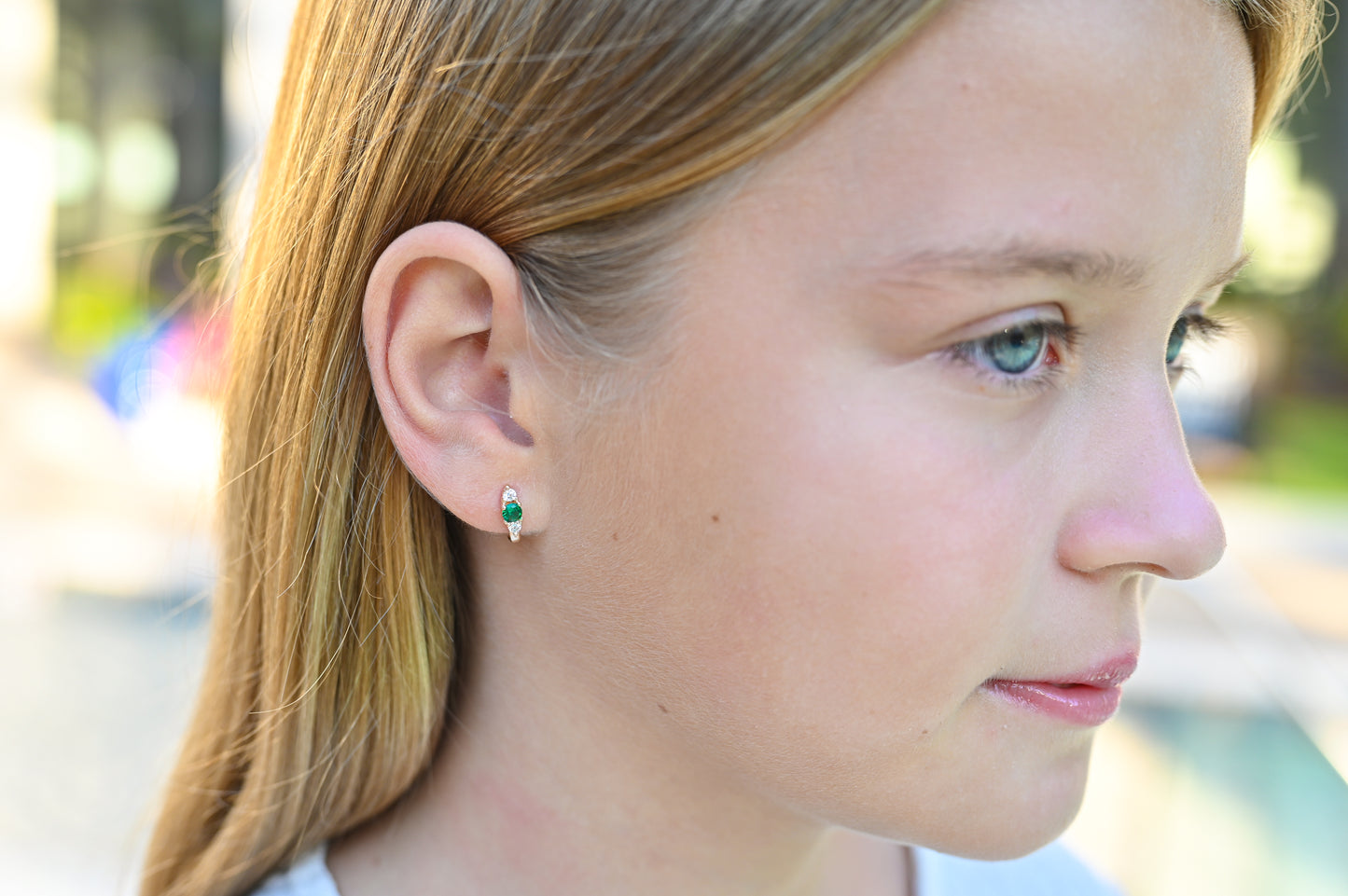 Kids Earrings Zirconia stones