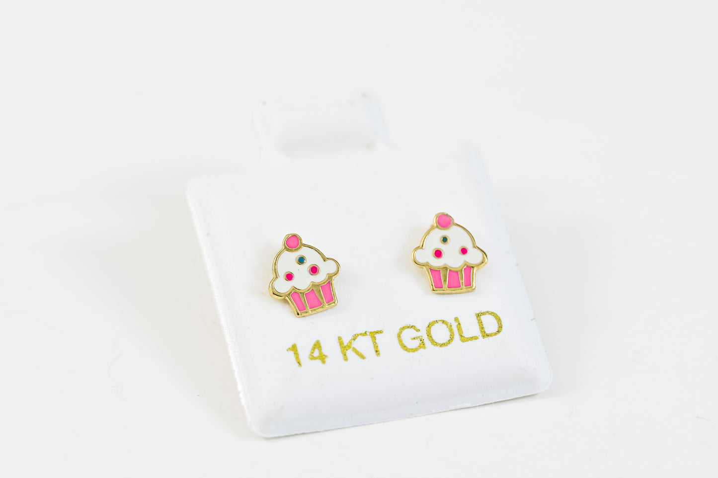 Kids Earrings Sweet Cupcake