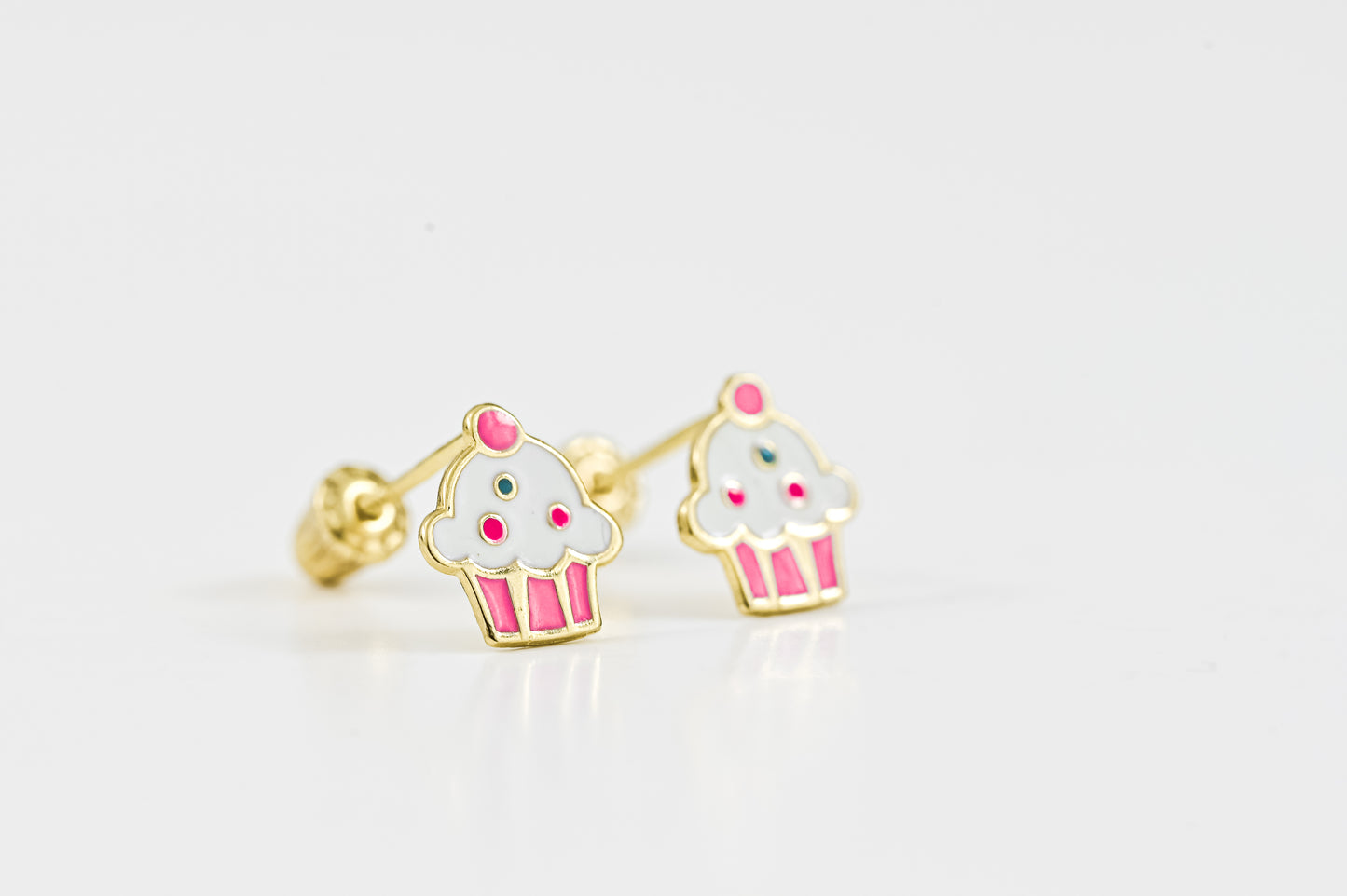 Kids Earrings Sweet Cupcake