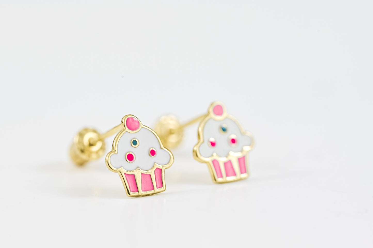 Kids Earrings Sweet Cupcake