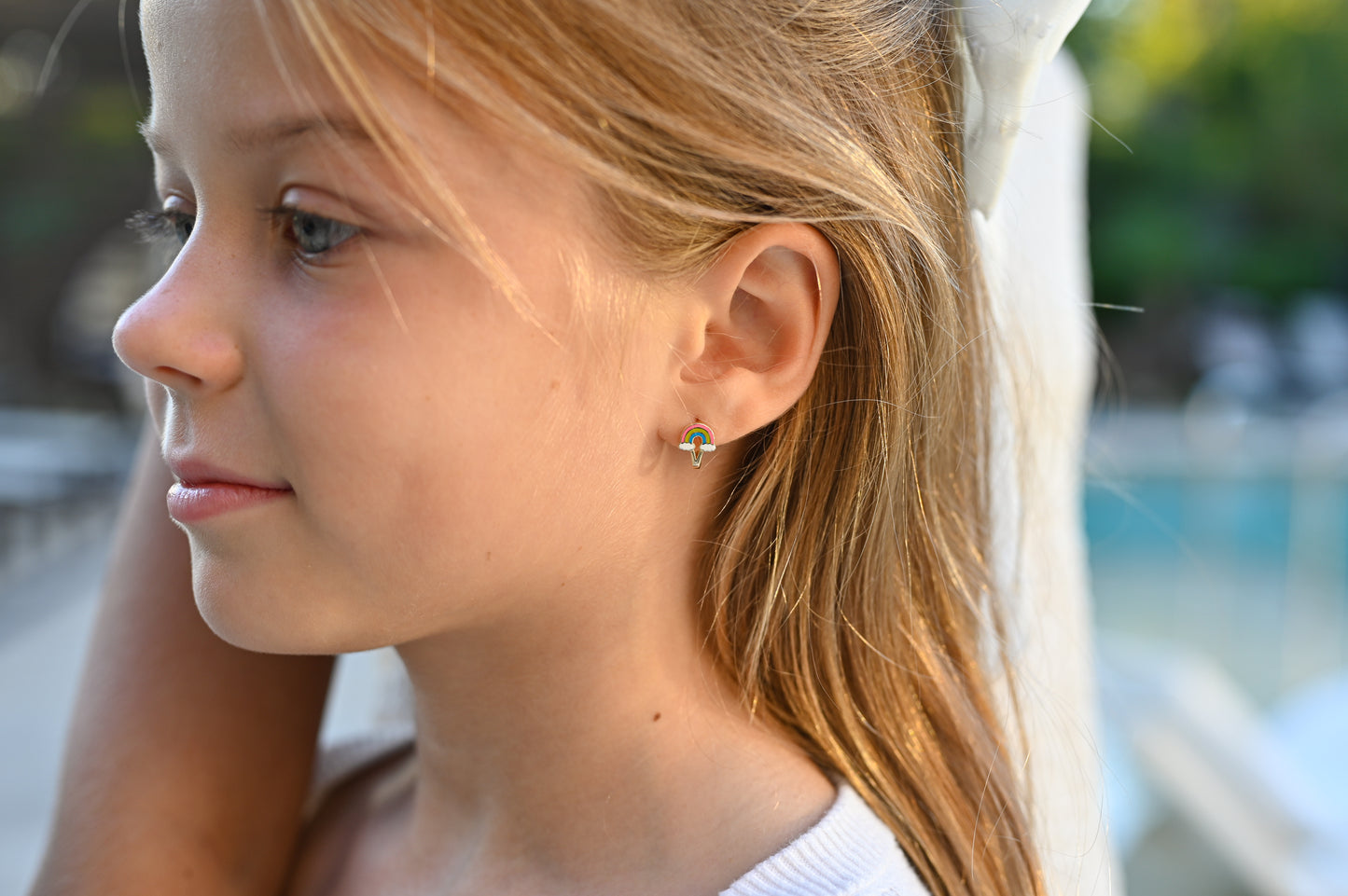 Kids Earrings Rainbow