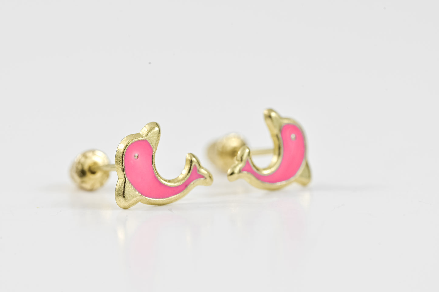 Earrings Pink Dolphin