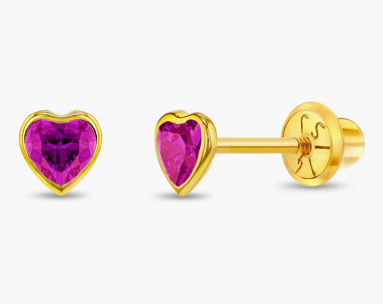 Stud Kids Earrings Heart