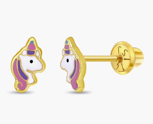 Stud Earrings Unicorn