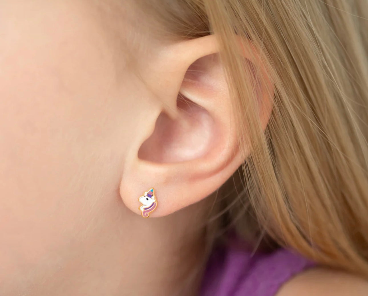 Stud Earrings Unicorn